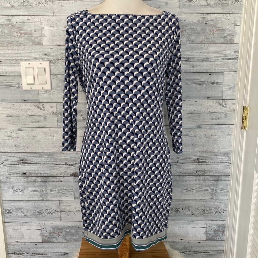 ANN TAYLOR SQUARE NECK SHEATH DRESS